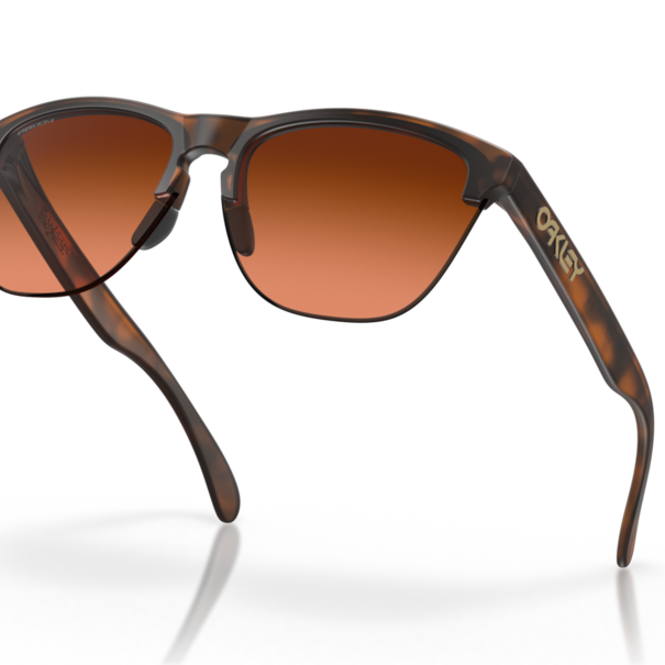 Oakley Frogskins Lite Matte Brown Tortoise With Prizm Gradient Brown Lenses