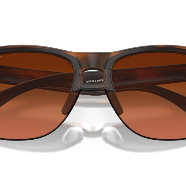 Oakley Frogskins Lite Matte Brown Tortoise With Prizm Gradient Brown Lenses