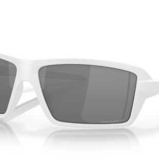 Cables Matte White With Black Polarized Lenses