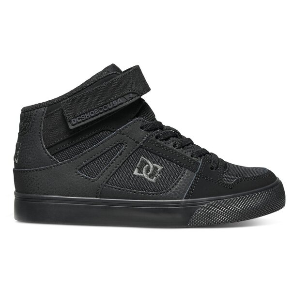 DC Shoes Youth Pure High Top Ev Shoe - Black/Black/Black