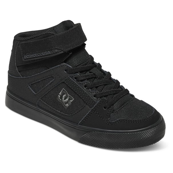 DC Shoes Youth Pure High Top Ev Shoe - Black/Black/Black