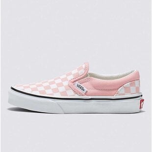Youth Classic Slip-On / Pink Checkerboard
