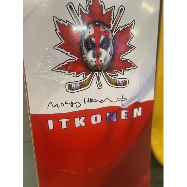 Red Dragon Apparel SIGNED - ITKONEN  RDS Skate Deck - red/black 8.5