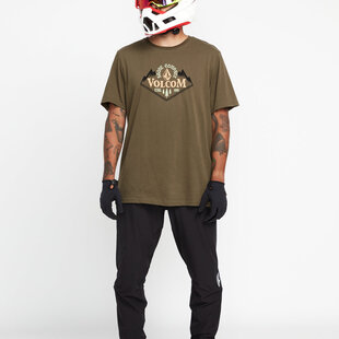 Crested Tech Short Sleeve / Military