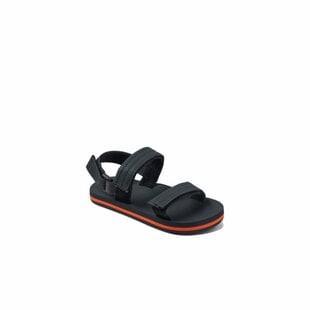 Kids Ahi Convertible Sandal Grey/Orange