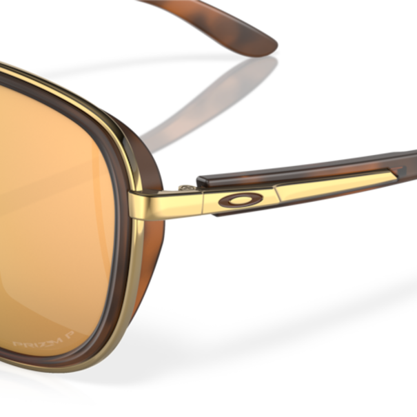Oakley Sunglasses Split Time Brown Tortoise Gold With Prizm Rose Gold Lenses