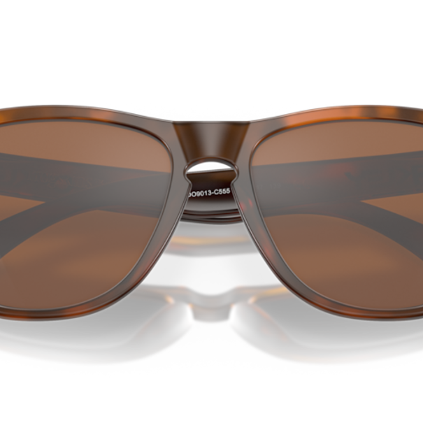 Oakley Sunglasses Frogskins Matte Brown Tortoise With Prizm Tungsten Lenses