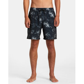 VA Pigment Print Elastic Short / Black