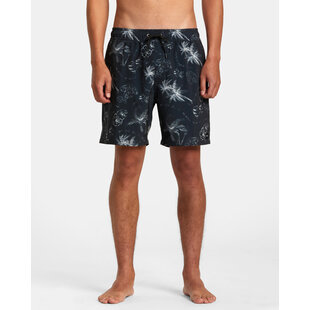 VA Pigment Print Elastic Short / Black