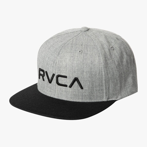 RVCA Twill Snapback Heather / Grey and Black