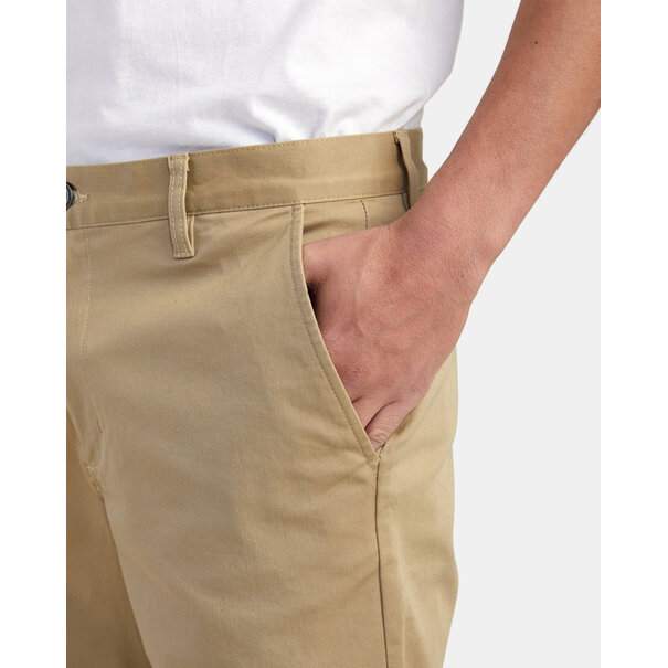 RVCA Weekend Stretch Short Khaki