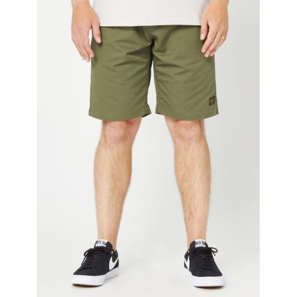 RVCA Americana Elastic Short Olive