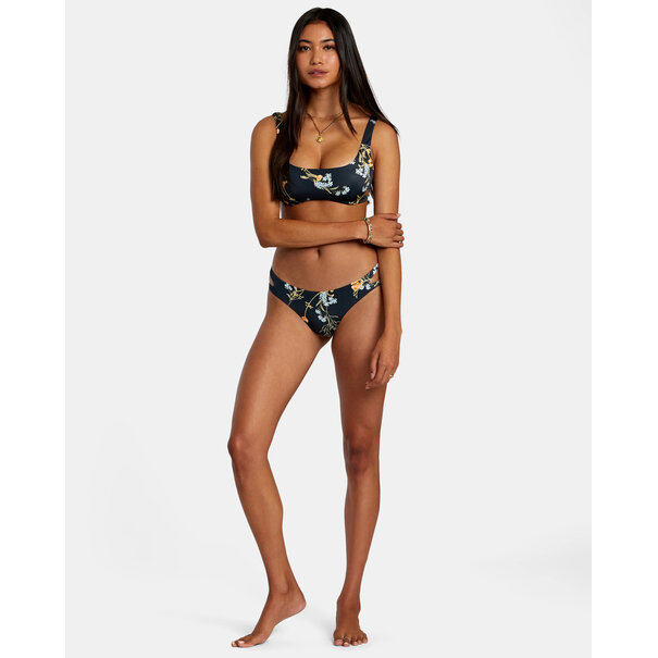 RVCA Cut Out Bralette Bikini Top / Bloom