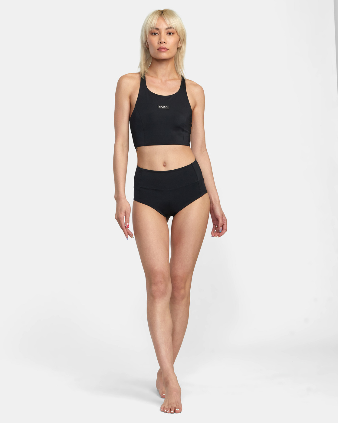 Rvca Va Essential Sports Bra - Black