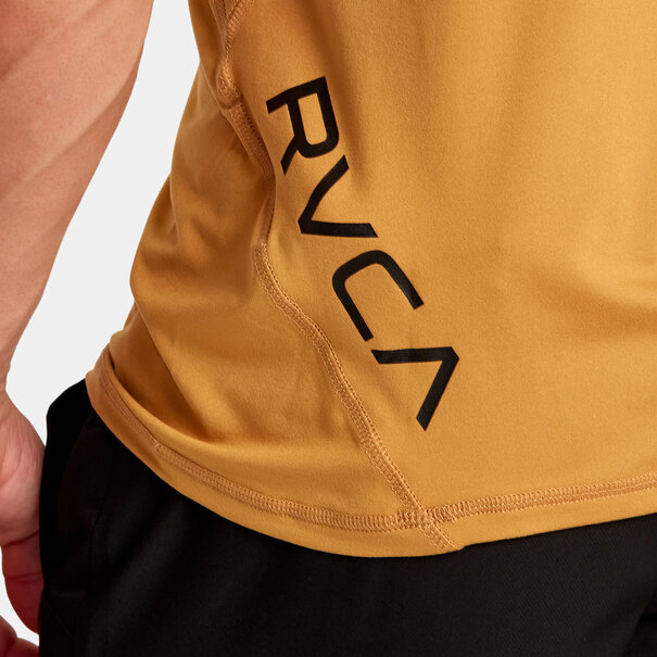 RVCA Sport Vent Short Sleeve Tumeric