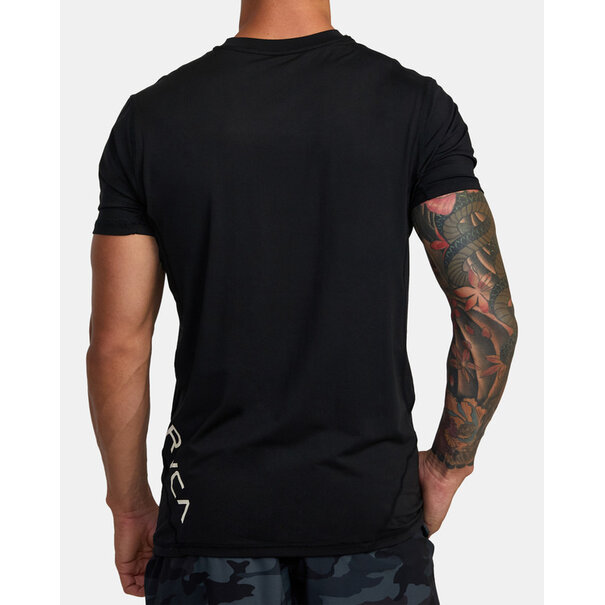 RVCA Sport Vent Short Sleeve Black