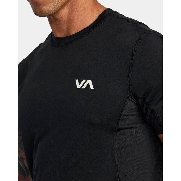 RVCA Sport Vent Short Sleeve Black