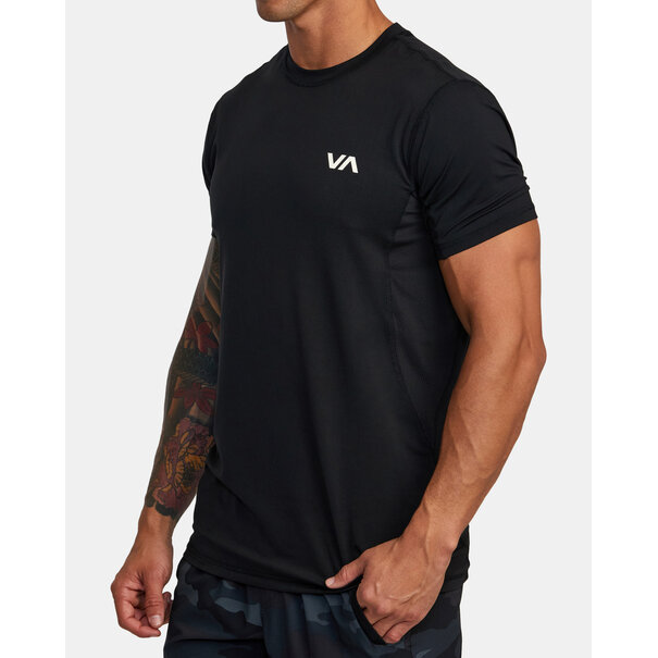 RVCA Sport Vent Short Sleeve Black