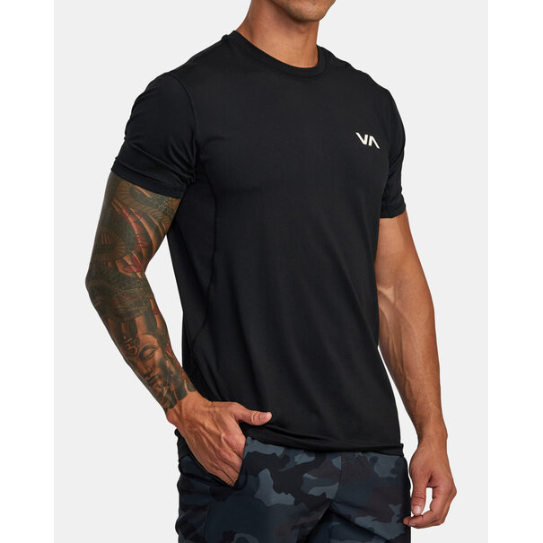 RVCA Sport Vent Short Sleeve Black