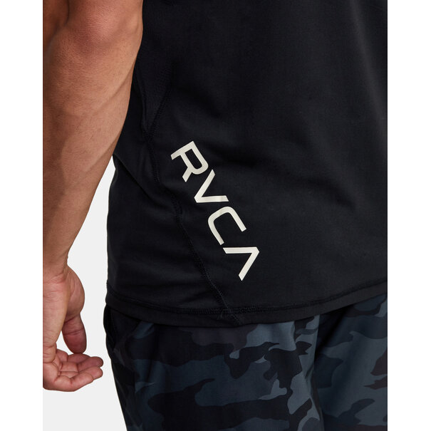 RVCA Sport Vent Short Sleeve Black