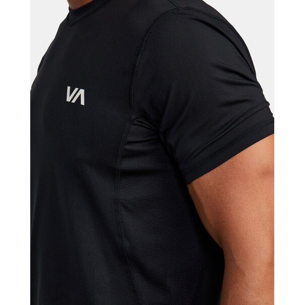 RVCA Sport Vent Short Sleeve Black