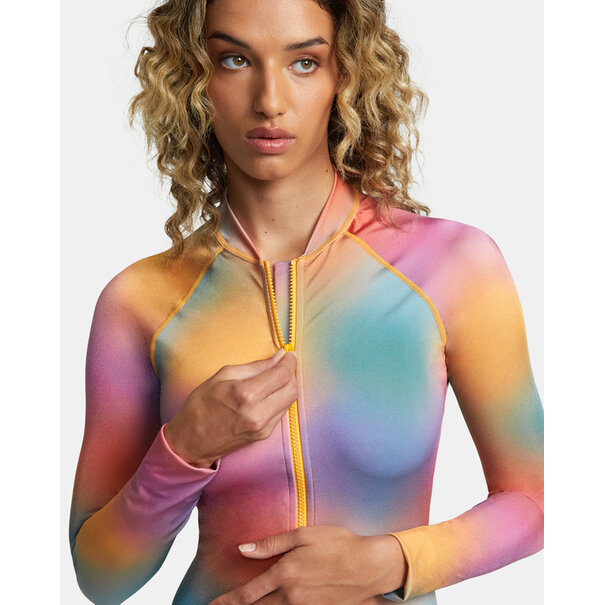 RVCA Rose Machado One Piece Shimmer Swimsuit / Multi