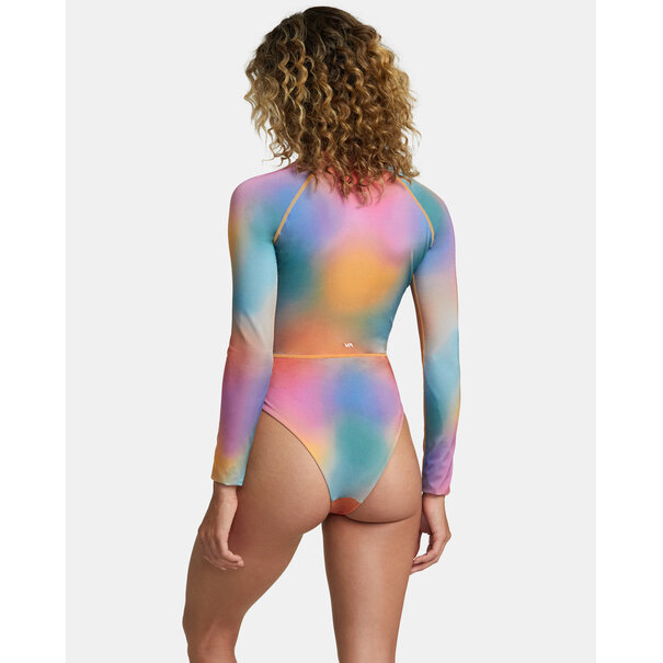 RVCA Rose Machado One Piece Shimmer Swimsuit / Multi