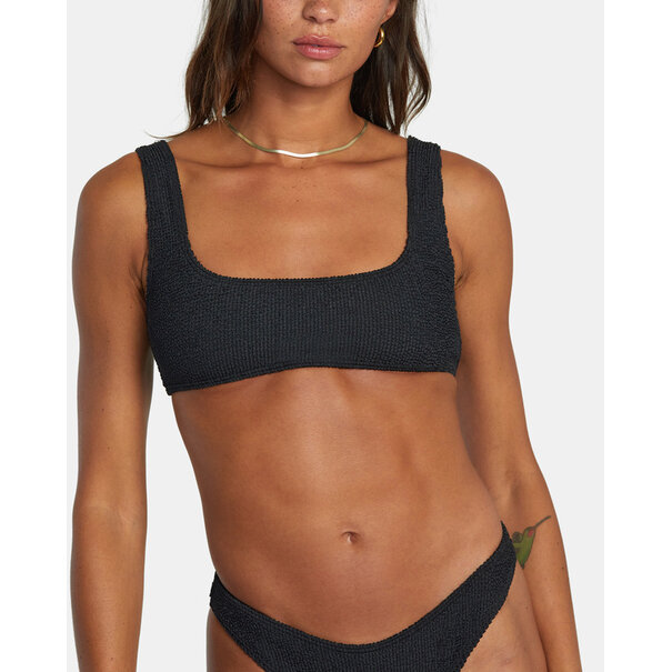 RVCA Grooves Bralette Top / Black