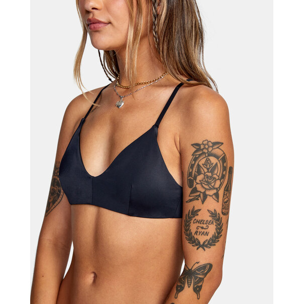 RVCA Solid Crossback Top / Black