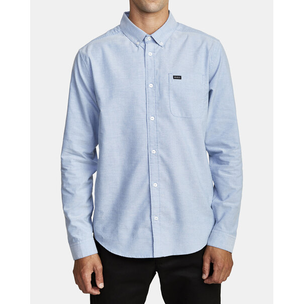 RVCA That'll Do Stretch Long Sleeve / Oxford Blue