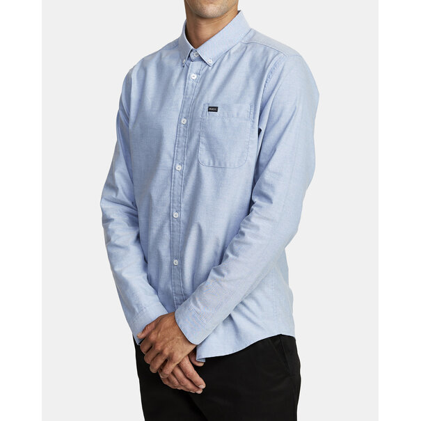 RVCA That'll Do Stretch Long Sleeve / Oxford Blue
