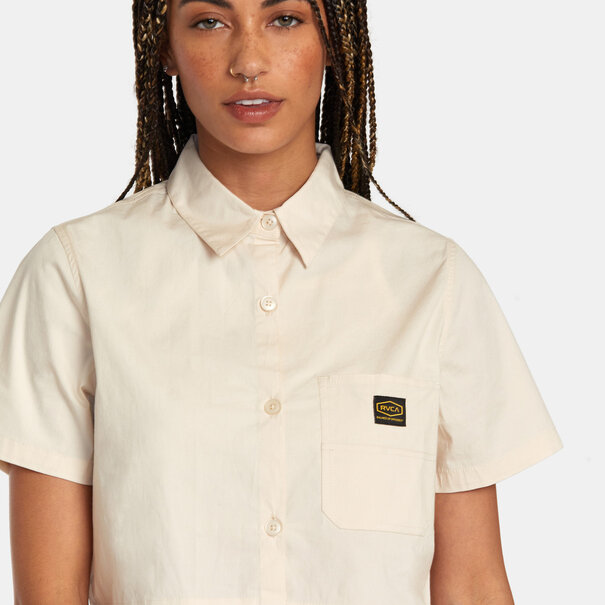 RVCA Recession II Shirt / Washed White
