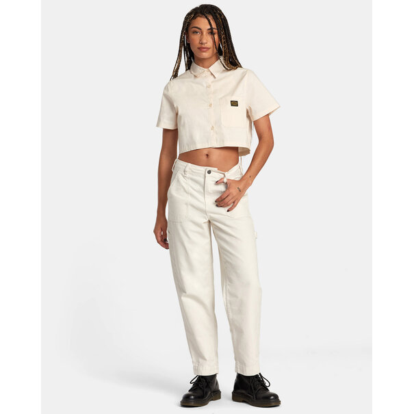 RVCA Recession II Shirt / Washed White