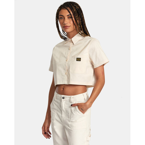 RVCA Recession II Shirt / Washed White