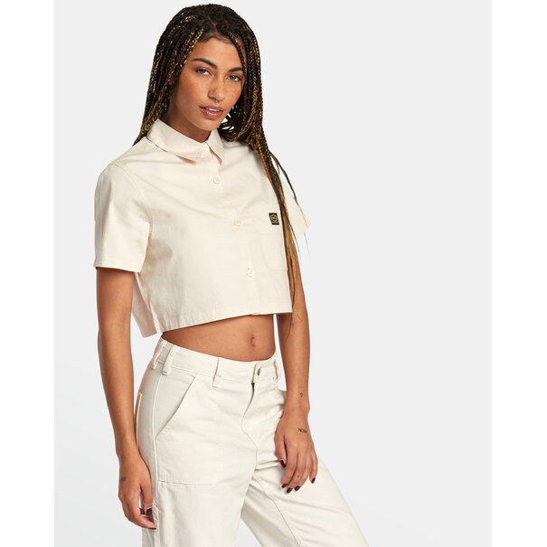 RVCA Recession II Shirt / Washed White