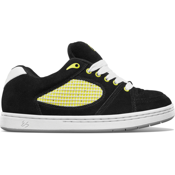 ES Footwear Accel OG x Chomp on Kicks / Black, White and Yellow