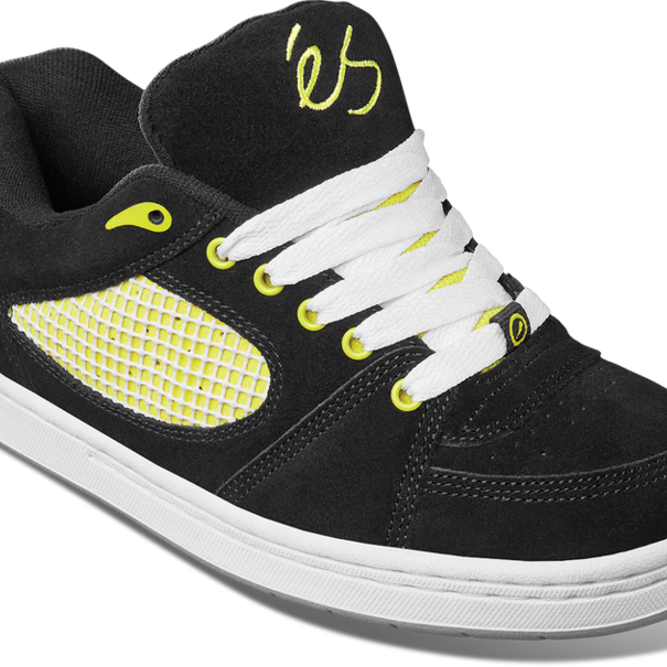 ES Footwear Accel OG x Chomp on Kicks / Black, White and Yellow