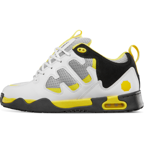 ES Footwear Tribo X Vireo X Chomp on Kicks / White, Black and Yellow