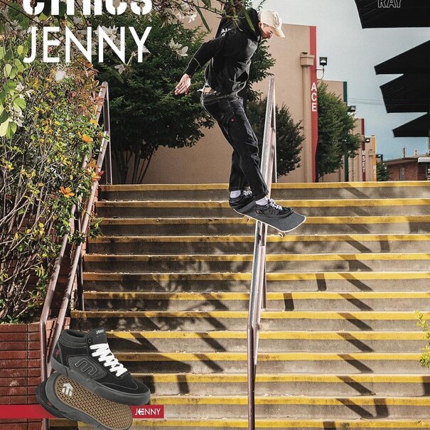 Etnies Footwear Windorw Vulc Mid x Jenny / Black