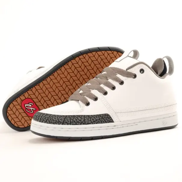 ES Footwear Penny II /  white leather and animal print