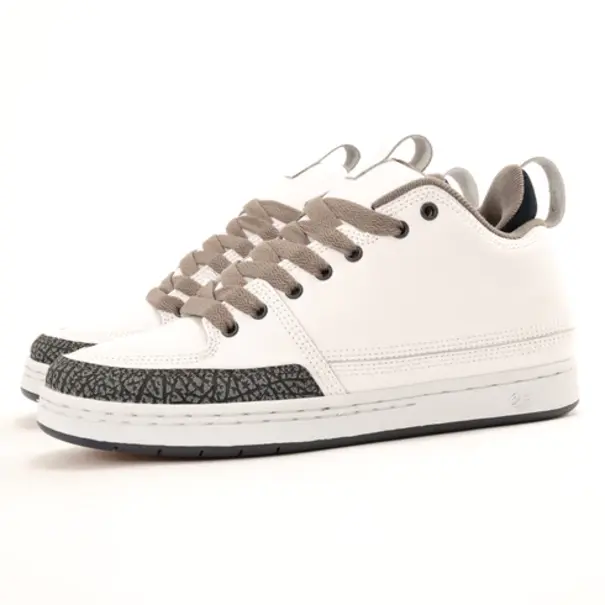 ES Footwear Penny II /  white leather and animal print
