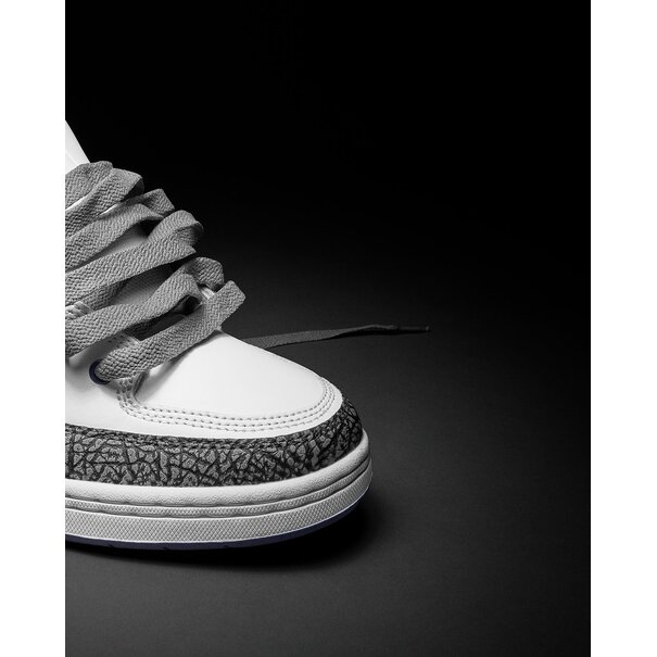 ES Footwear Penny II /  white leather and animal print