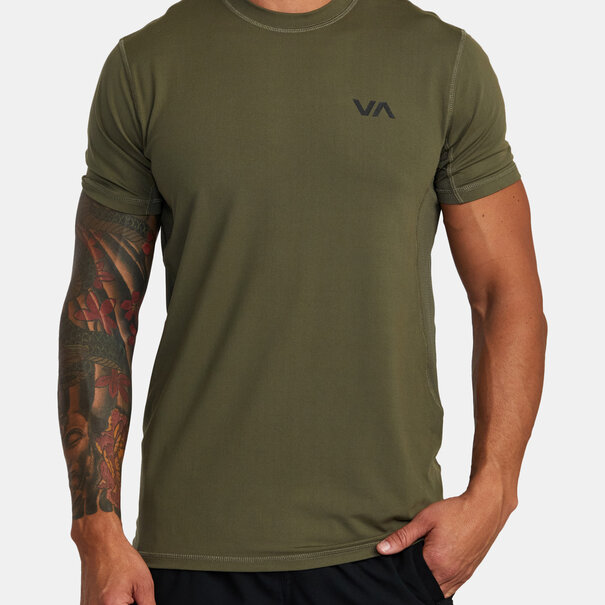 RVCA Sport Vent Short Sleeve / Olive Green