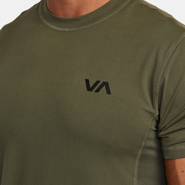 RVCA Sport Vent Short Sleeve / Olive Green