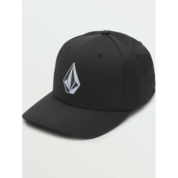 Volcom Stone Tech Flex Fit Hat / Delta Black