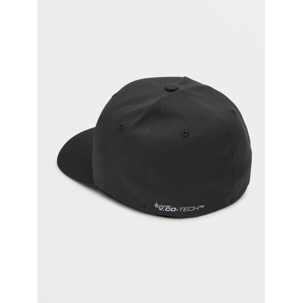 Volcom Stone Tech Flex Fit Hat / Delta Black