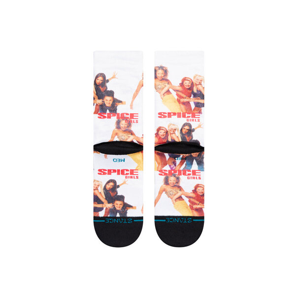 Stance Socks Spice Girls Friendship Never Ends Crew Socks / White