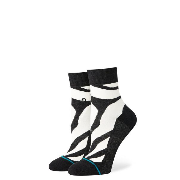 Stance Socks Zebra Quarter Socks / Black
