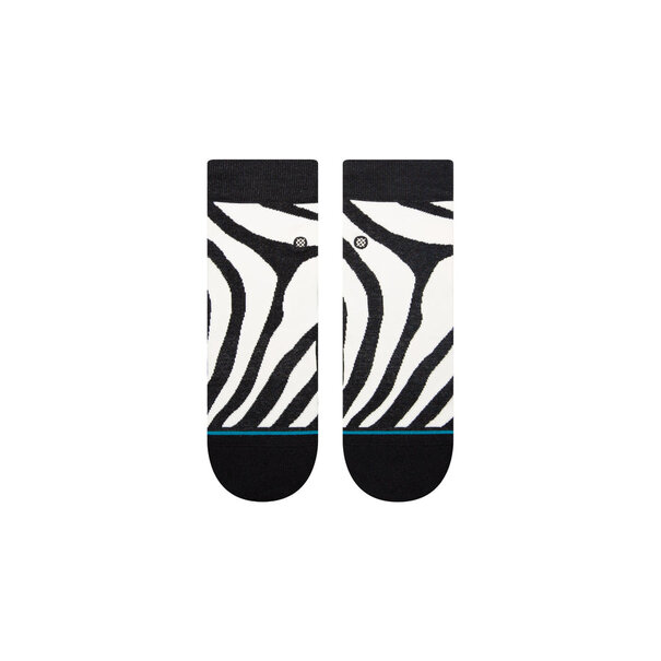 Stance Socks Zebra Quarter Socks / Black