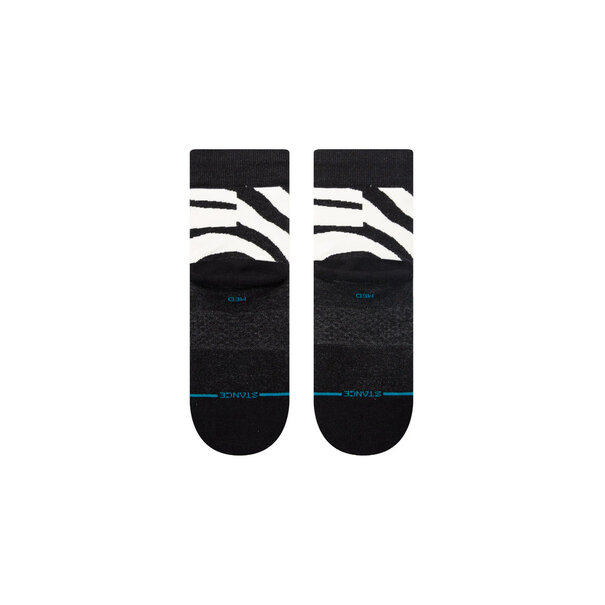 Stance Socks Zebra Quarter Socks / Black